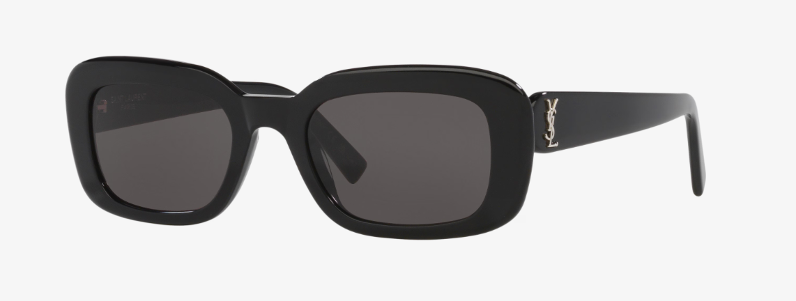 Saint Laurent, SLM130, 001 BLACK, 53