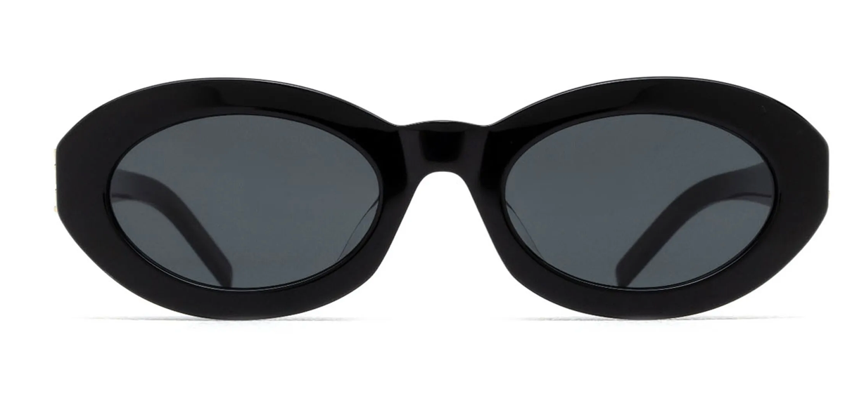 Saint Laurent, SLM136, 001 BLACK, 52