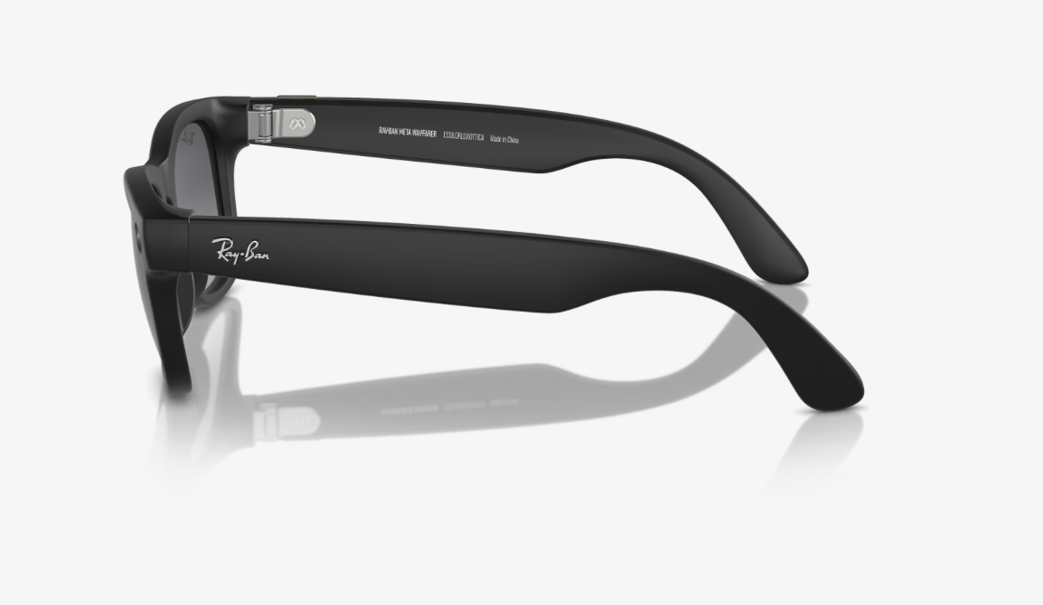 RAY-BAN Meta Wayfarer (Gen 1), 0RW4006 , Graphite Polarised Black, 50