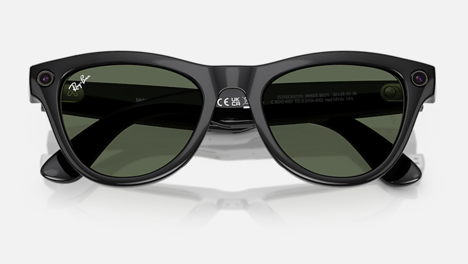 RAY-BAN, 0RW4010 Meta Skyler (Gen 1), G-15 Green Black, 52