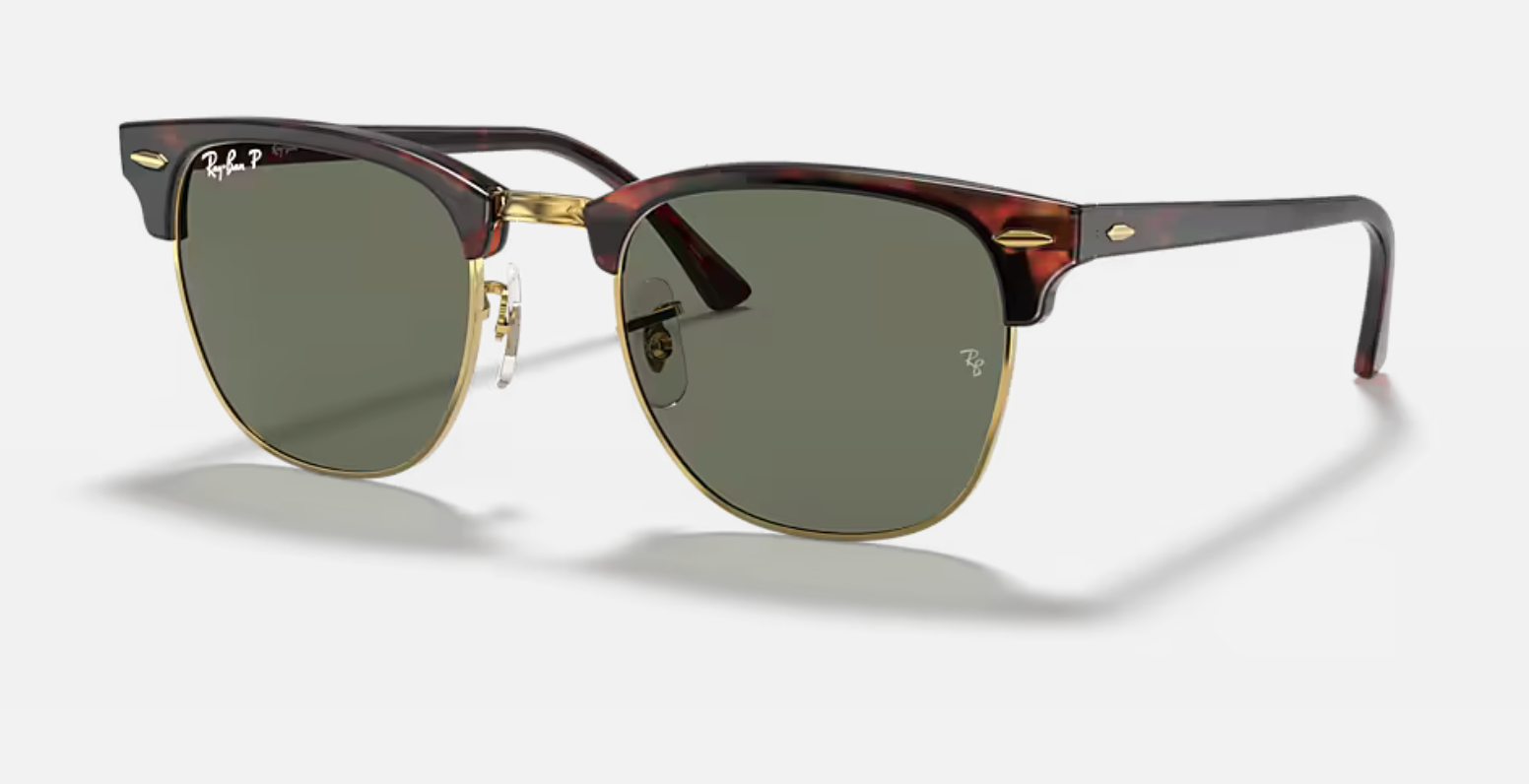 RAY-BAN Clubmaster Classic RB3016 990/58 Tortoise On Gold 55mm | Eye Concepts Australia