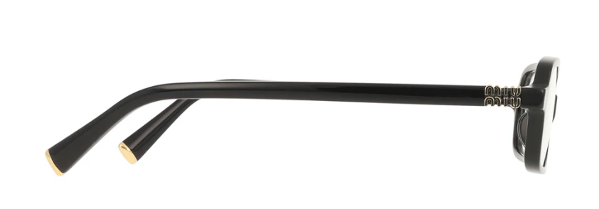 Miu Miu MU 01YVF Eyeglasses | Black 16K1O1 53mm