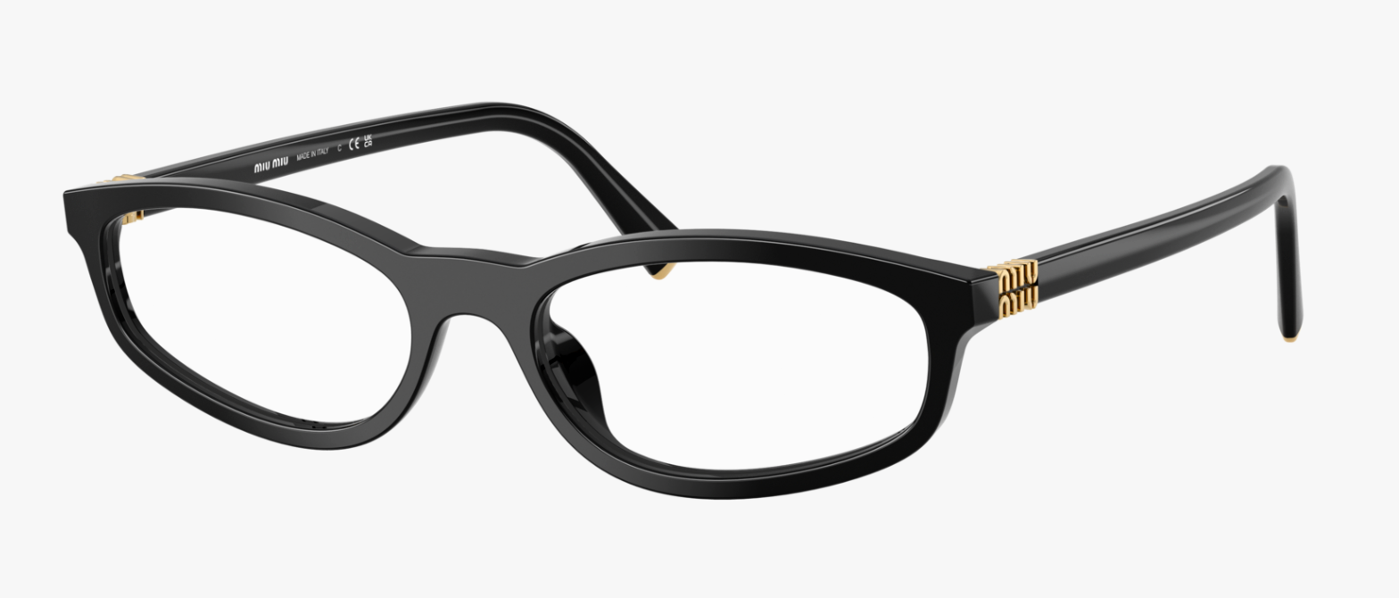 Miu Miu MU 01ZVF Eyeglasses | Black 16K1O1 54mm