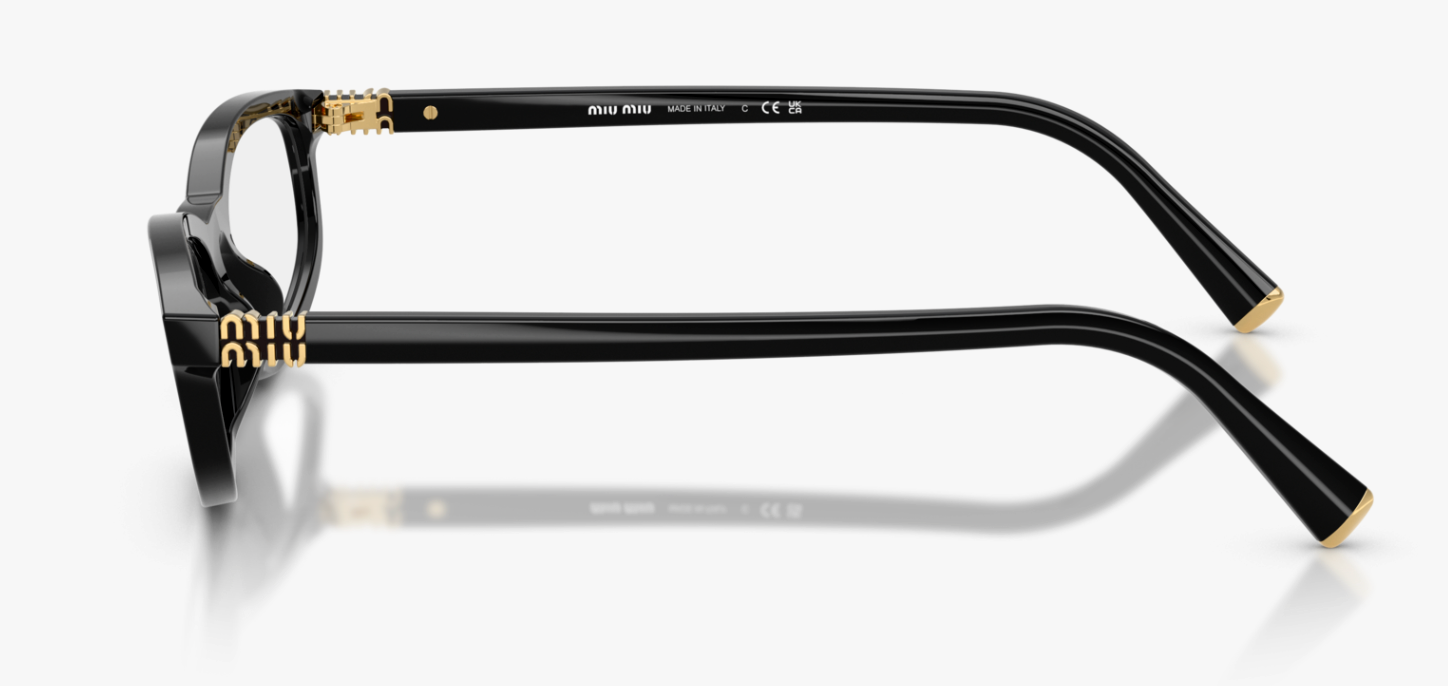 Miu Miu MU 01ZVF Eyeglasses | Black 16K1O1 54mm