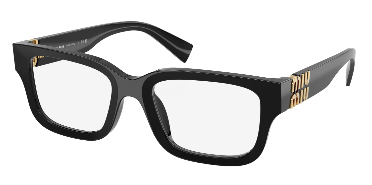 Miu Miu MU 02YVF Eyeglasses | Black 16K1O1 54mm