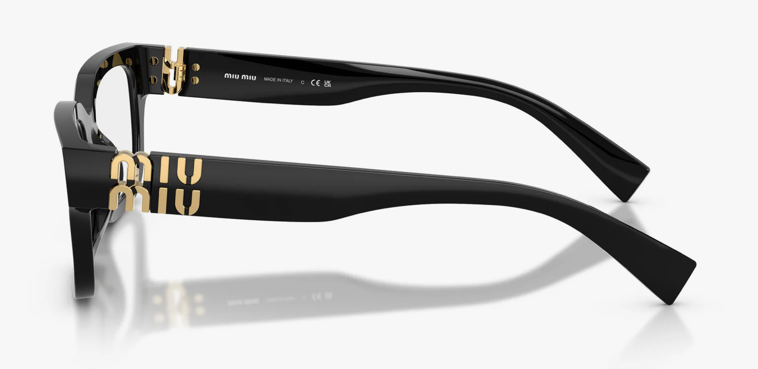 Miu Miu MU 02YVF Eyeglasses | Black 16K1O1 54mm