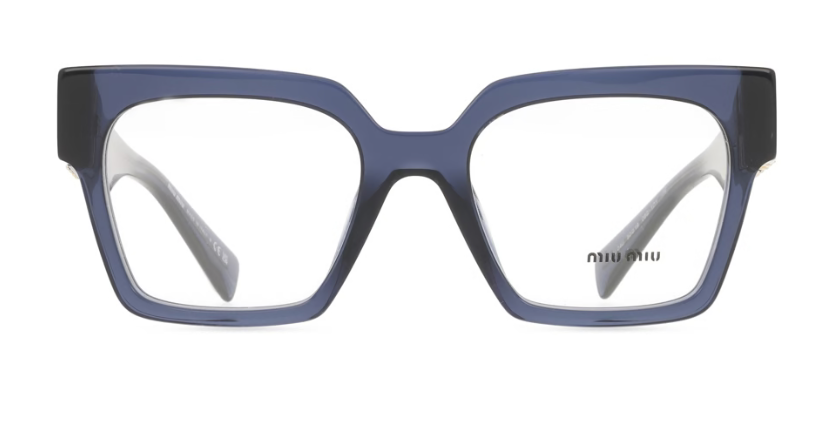 Miu Miu MU 04UV Eyeglasses | Blue Transparent 08Q1O1 50mm