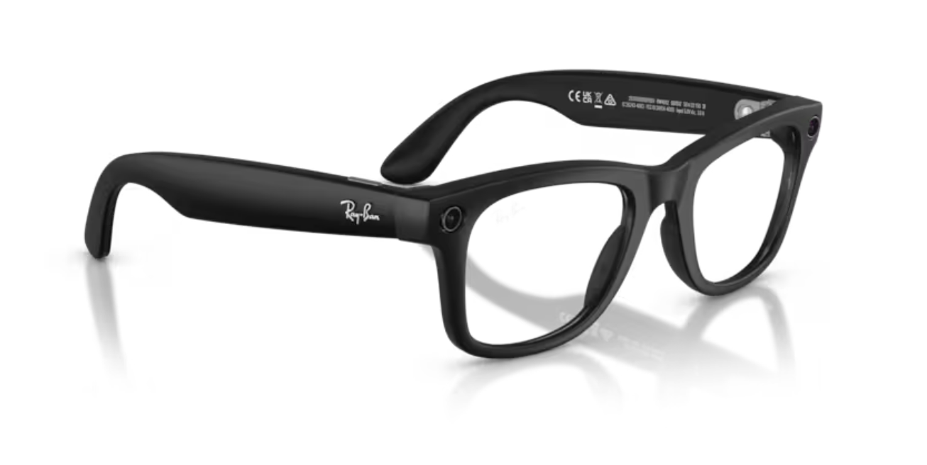 RAY-BAN Meta Wayfarer (Gen 2), 0RW4012, 601S1Z, TRANSITIONS GREY MATTE BLACK, 50
