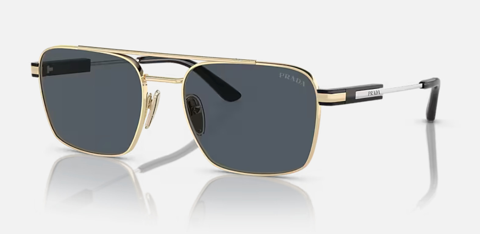 Prada PR 67ZS ZVN09T Pale Gold 56mm Sunglasses