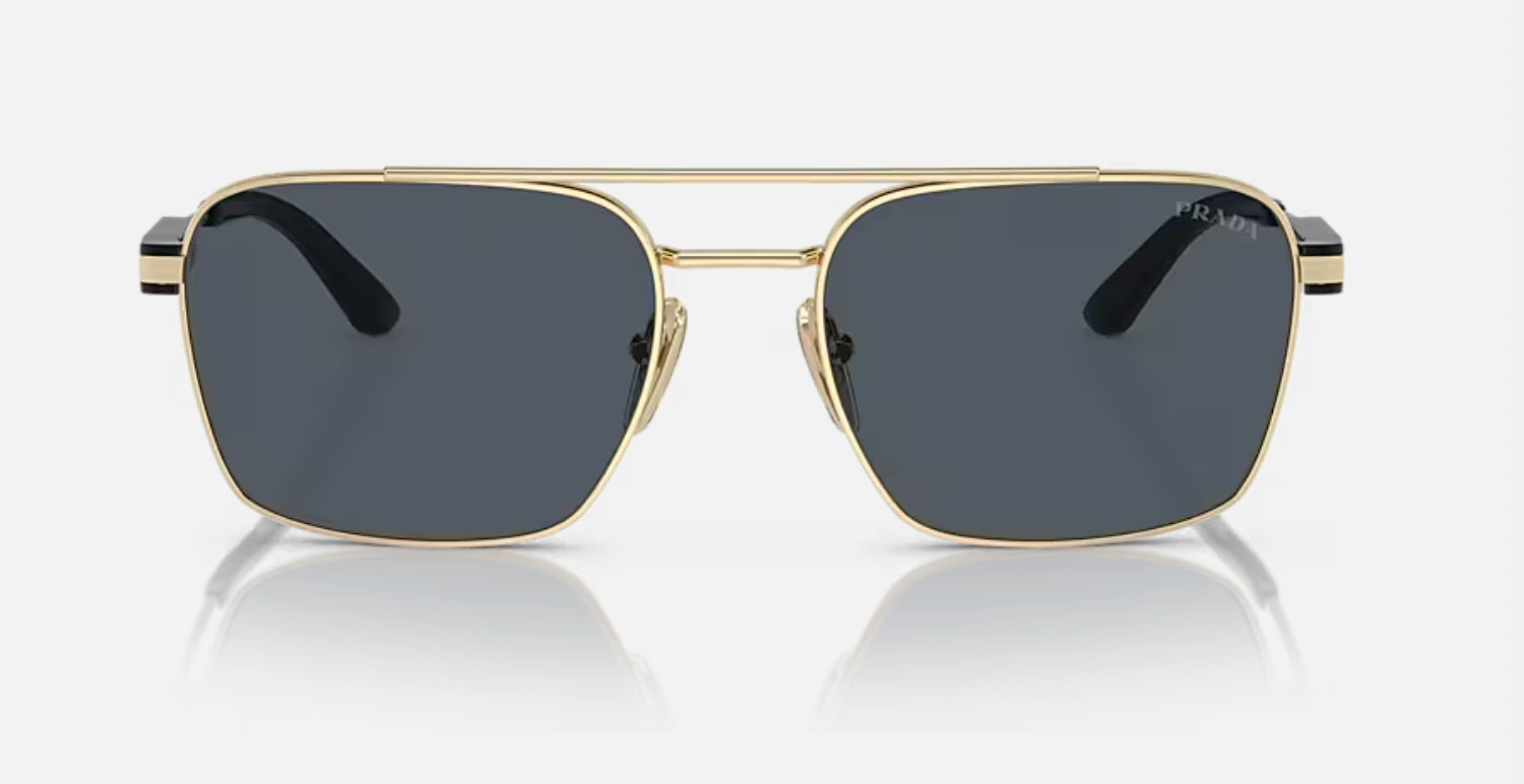Prada PR 67ZS ZVN09T Pale Gold 56mm Sunglasses