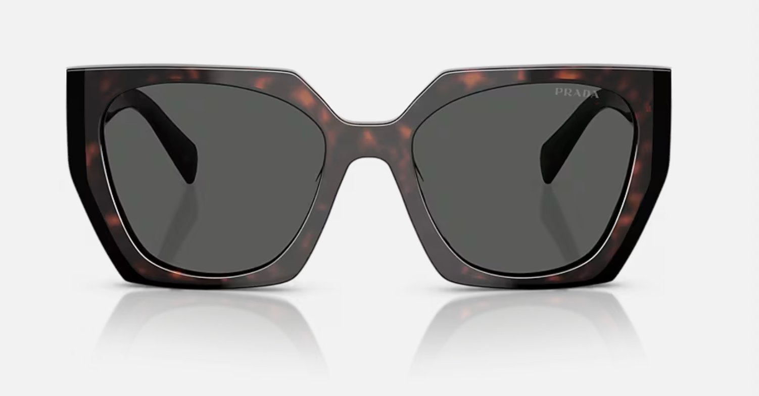 Prada PR 15WSF 24B40L Root/Black 55mm Sunglasses