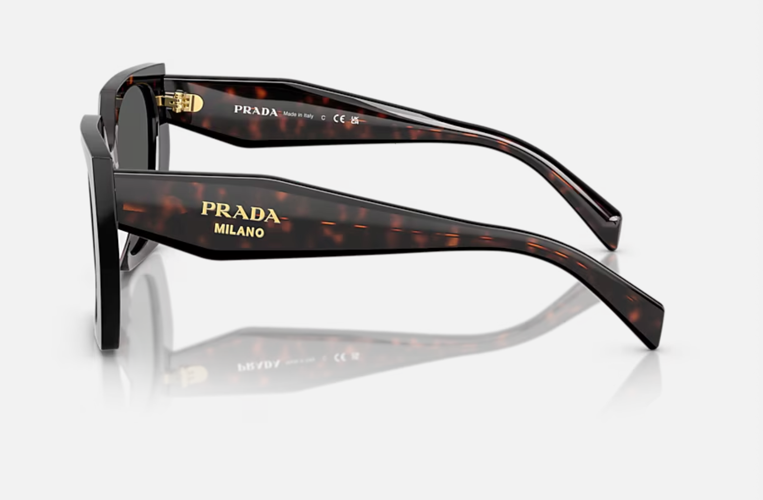 Prada PR 15WSF 24B40L Root/Black 55mm Sunglasses