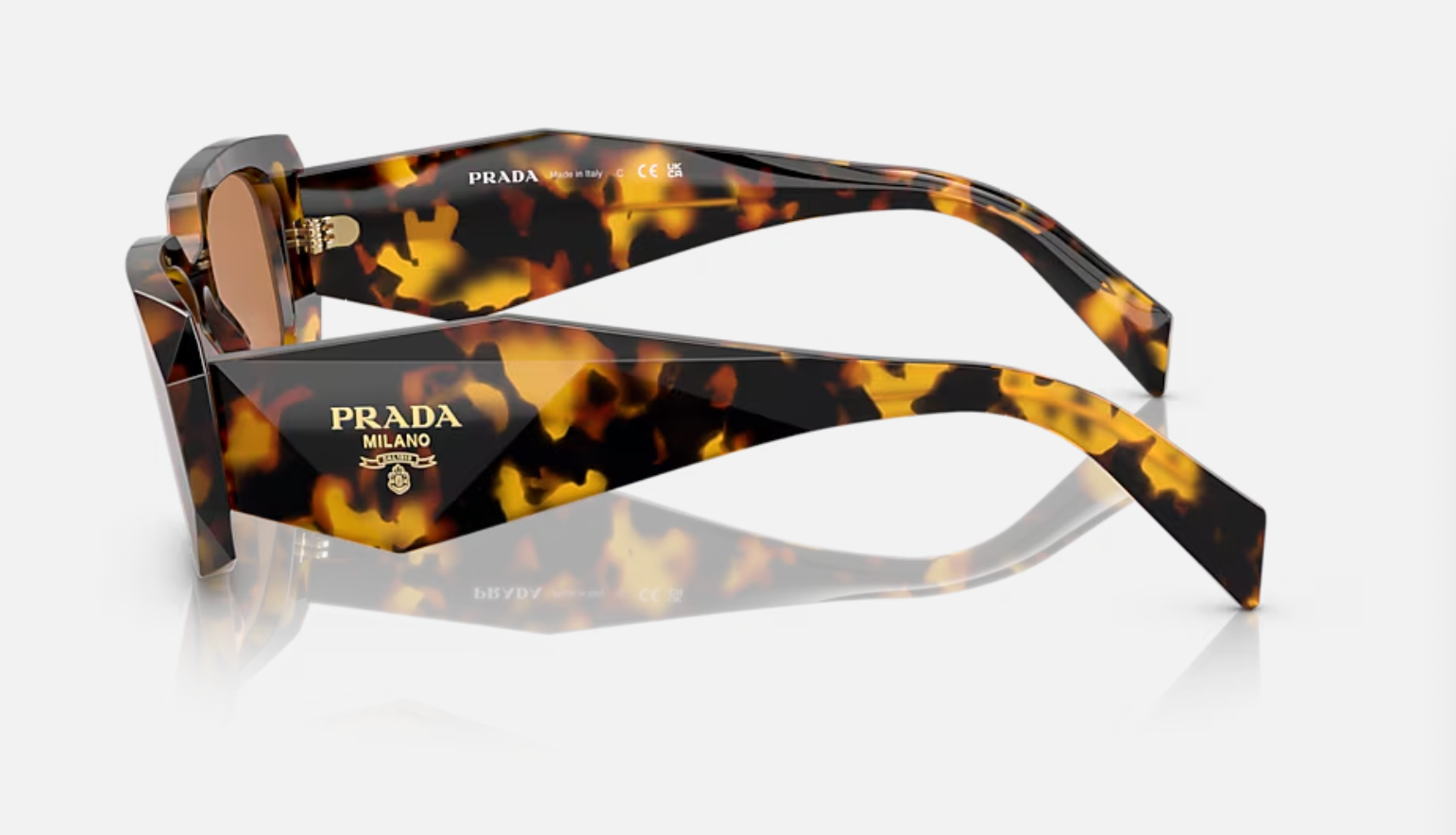 Prada PR 17WS VAU2Z1 Honey Tortoise 49mm Sunglasses | Eye Concepts Australia