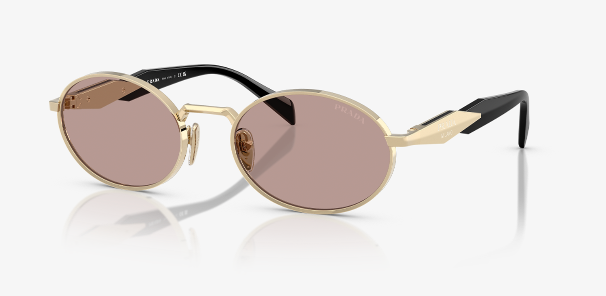 Prada PR 65ZS ZVN02Z Pale Gold 55mm Sunglasses | Eye Concepts Australia
