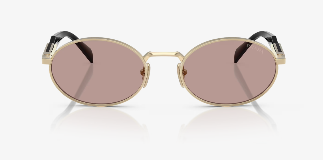 Prada PR 65ZS ZVN02Z Pale Gold 55mm Sunglasses | Eye Concepts Australia