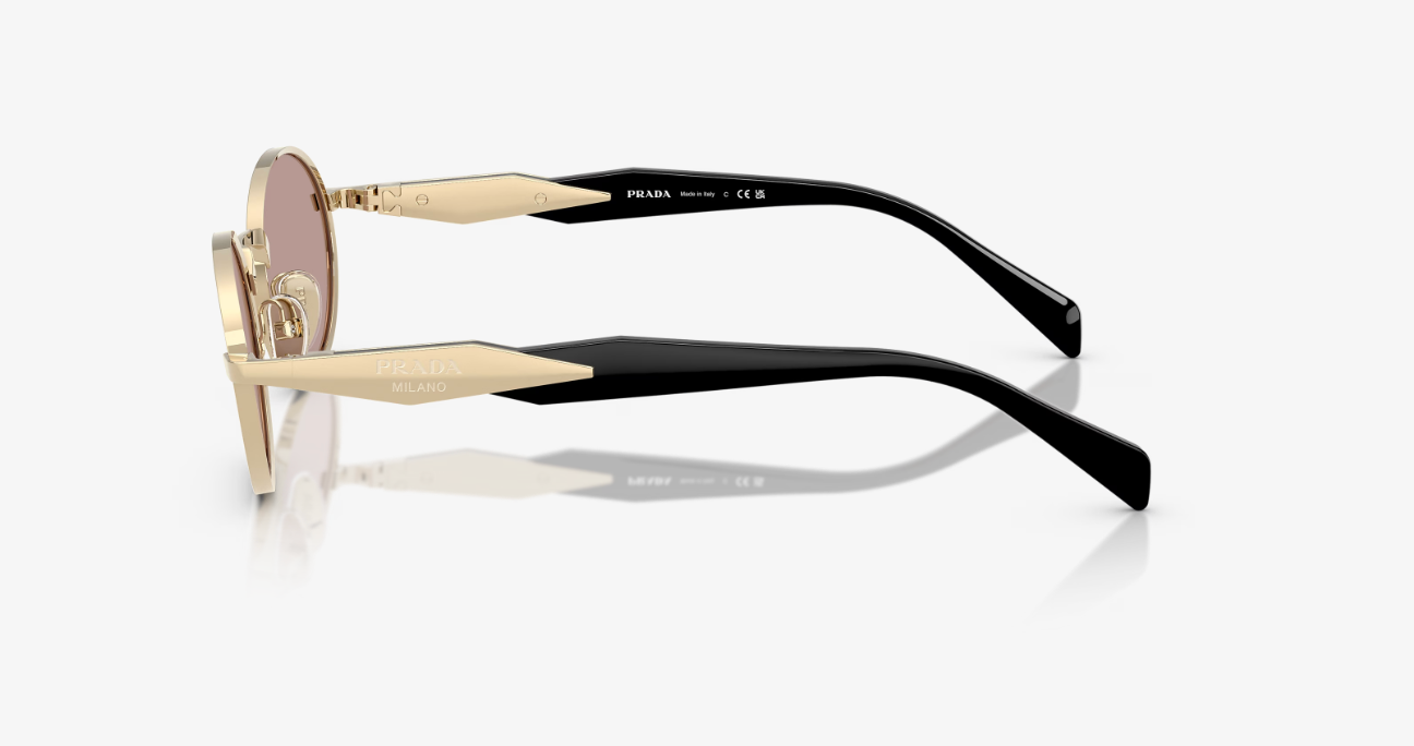 Prada PR 65ZS ZVN02Z Pale Gold 55mm Sunglasses | Eye Concepts Australia