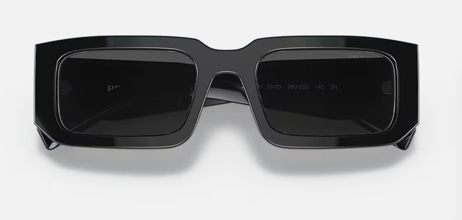 Prada PR 06YS 09Q5S0 Black/White 53mm Sunglasses | Eye Concepts Australia