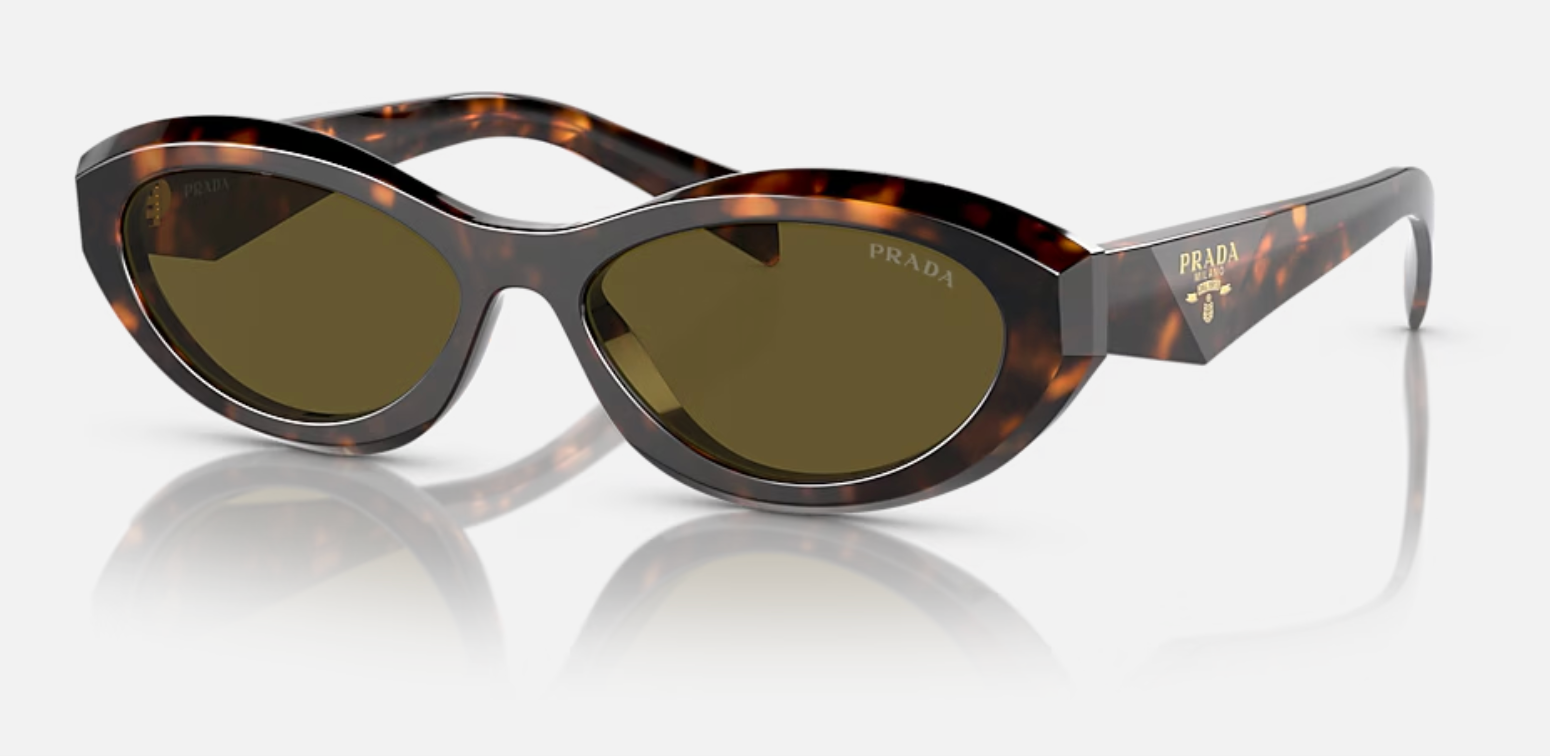 Prada PR 26ZSF 14L09Z Sage/Honey Tortoise 56mm Sunglasses | Eye Concepts Australia