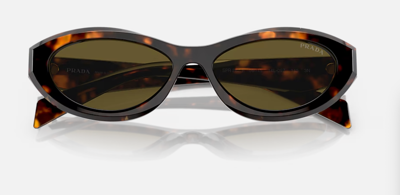 Prada PR 26ZSF 14L09Z Sage/Honey Tortoise 56mm Sunglasses | Eye Concepts Australia