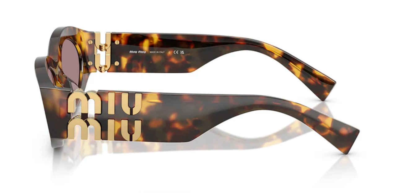 Miu Miu MU 11WS 14L20I Honey Havana 54mm Sunglasses