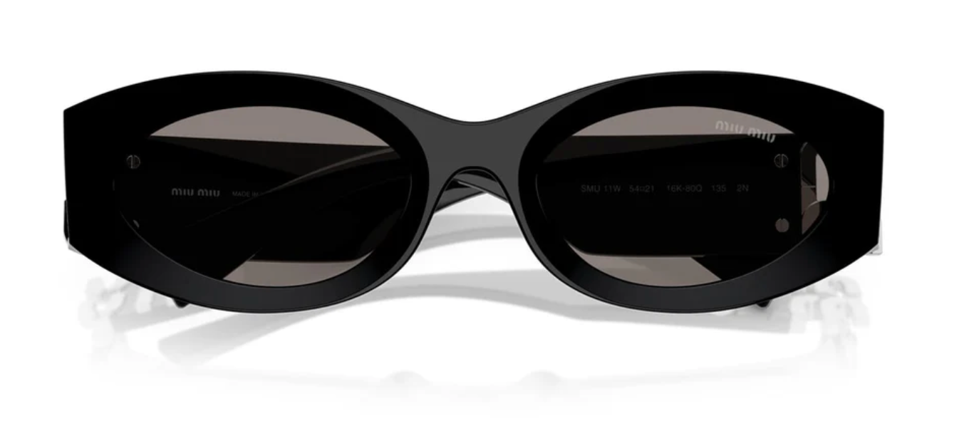 Miu Miu MU 11WS 16K80Q Black 54mm Sunglasses