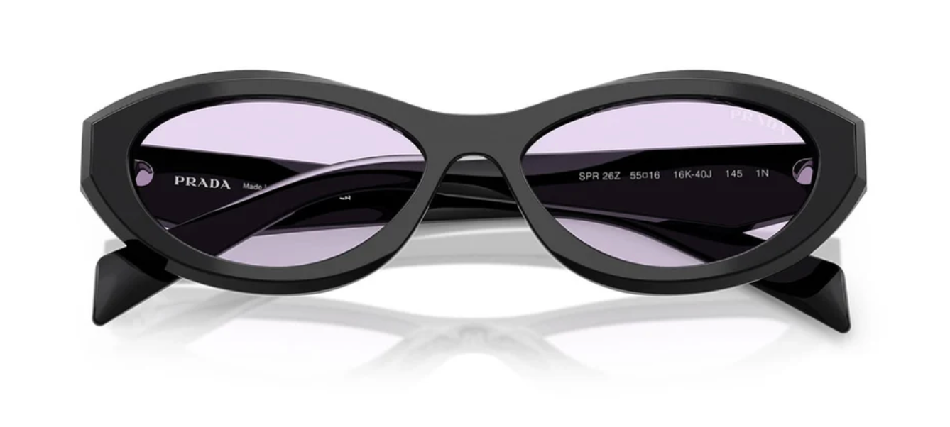 Prada PR 26ZS 16K40J Black 55mm Sunglasses