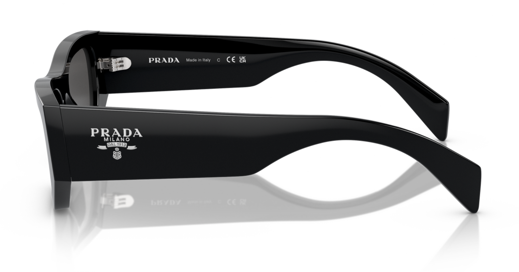 Prada PR A01SF 16K08Z Black 55mm Sunglasses | Eye Concepts Australia
