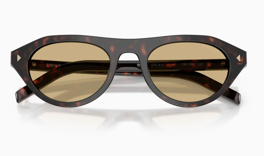 Prada PR B15SF 17N70R Root Tortoise 52mm Sunglasses