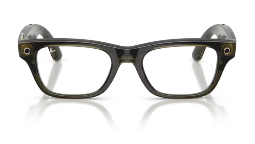Ray-Ban Meta Blayzer RW7001 8530 Transparent Dark Olive 50mm