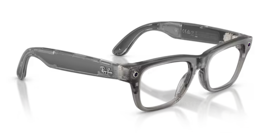Ray-Ban Meta Blayzer RW7001 8529 Transparent Ice Grey 50mm