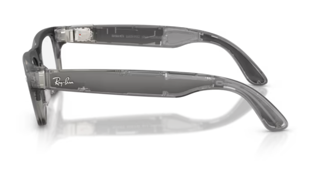 Ray-Ban Meta Blayzer RW7001 8529 Transparent Ice Grey 50mm