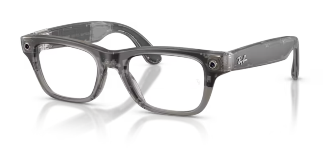Ray-Ban Meta Blayzer RW7001 8529 Transparent Ice Grey 50mm