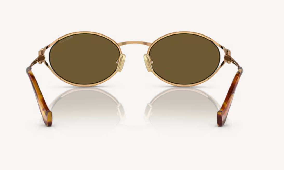 Miu Miu MU 52YS 7OE01T Brass Gold 54mm Sunglasses