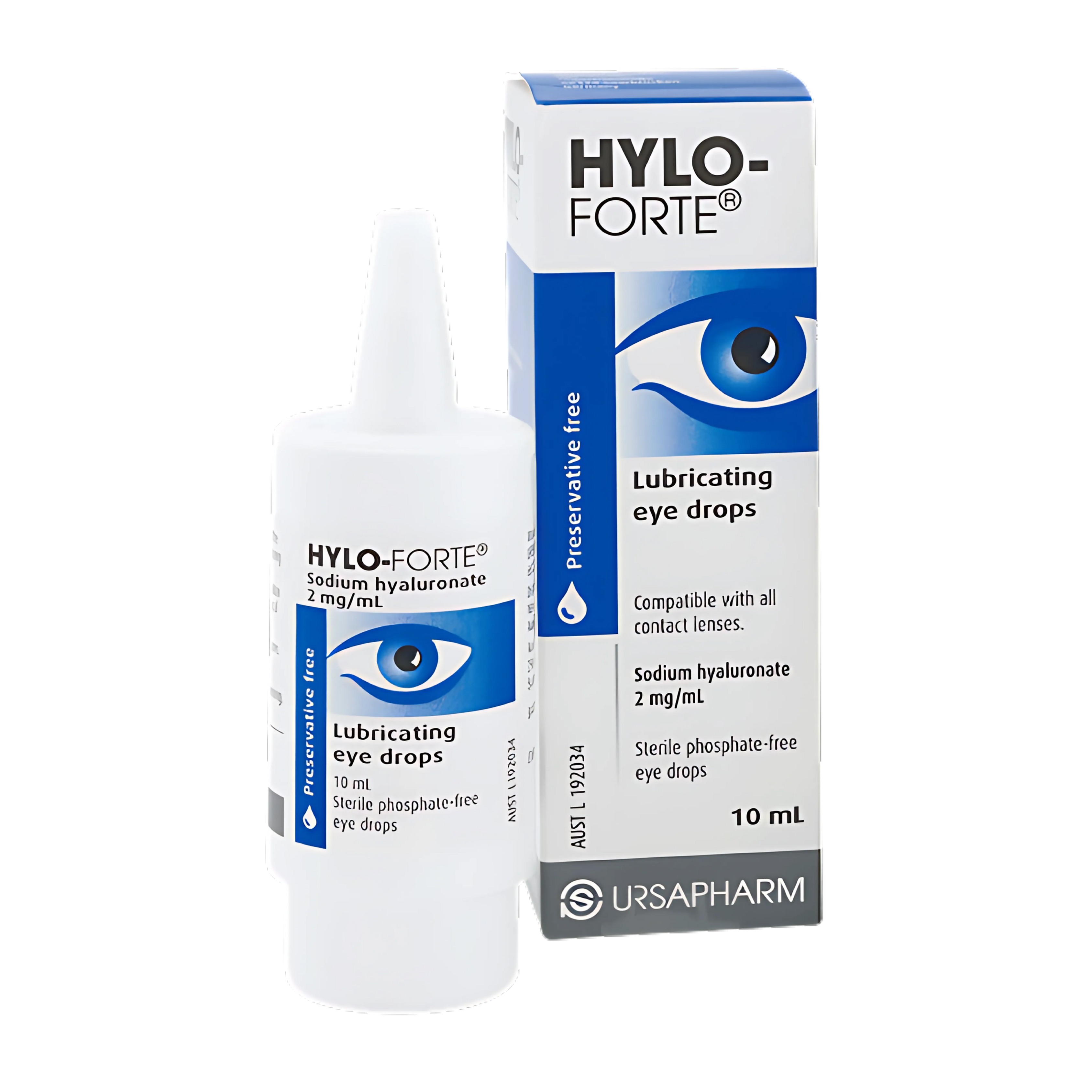 Hylo-Forte Lubricating Eye Drops 10mL