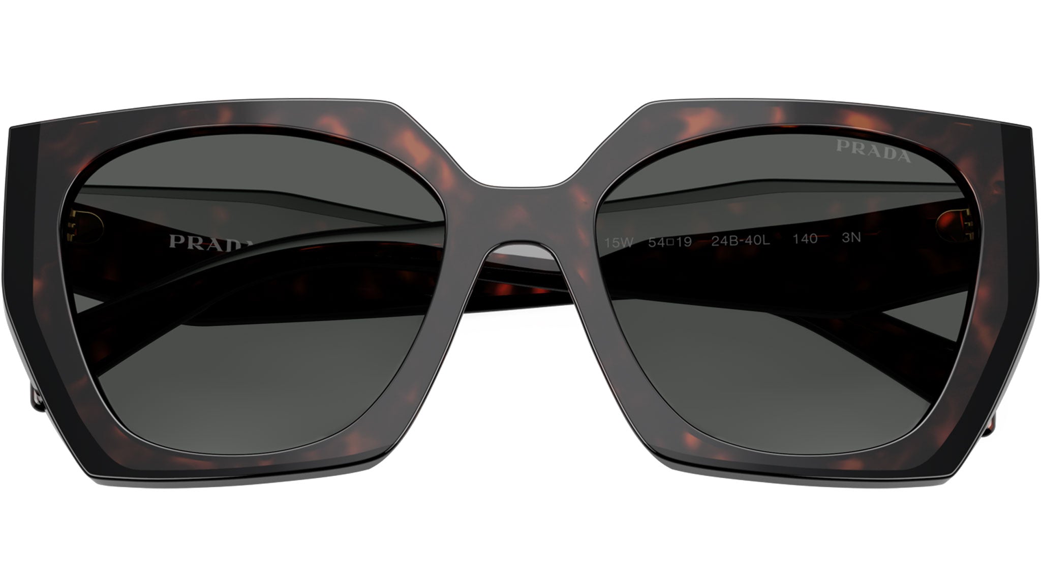 Prada PR 15WS 24B40L Root Black Sunglasses - Detail