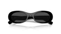 Miu Miu MU 06ZS 1AB5S0 Black 50mm Sunglasses - Close-up
