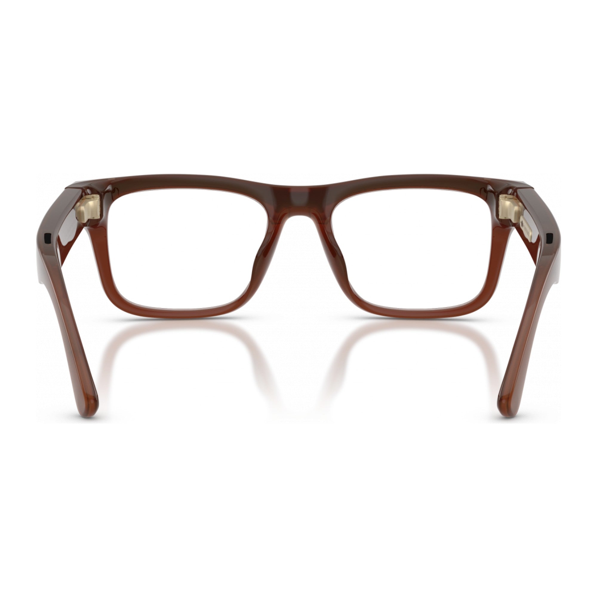 Nuance Audio Square hearing glasses in Amber