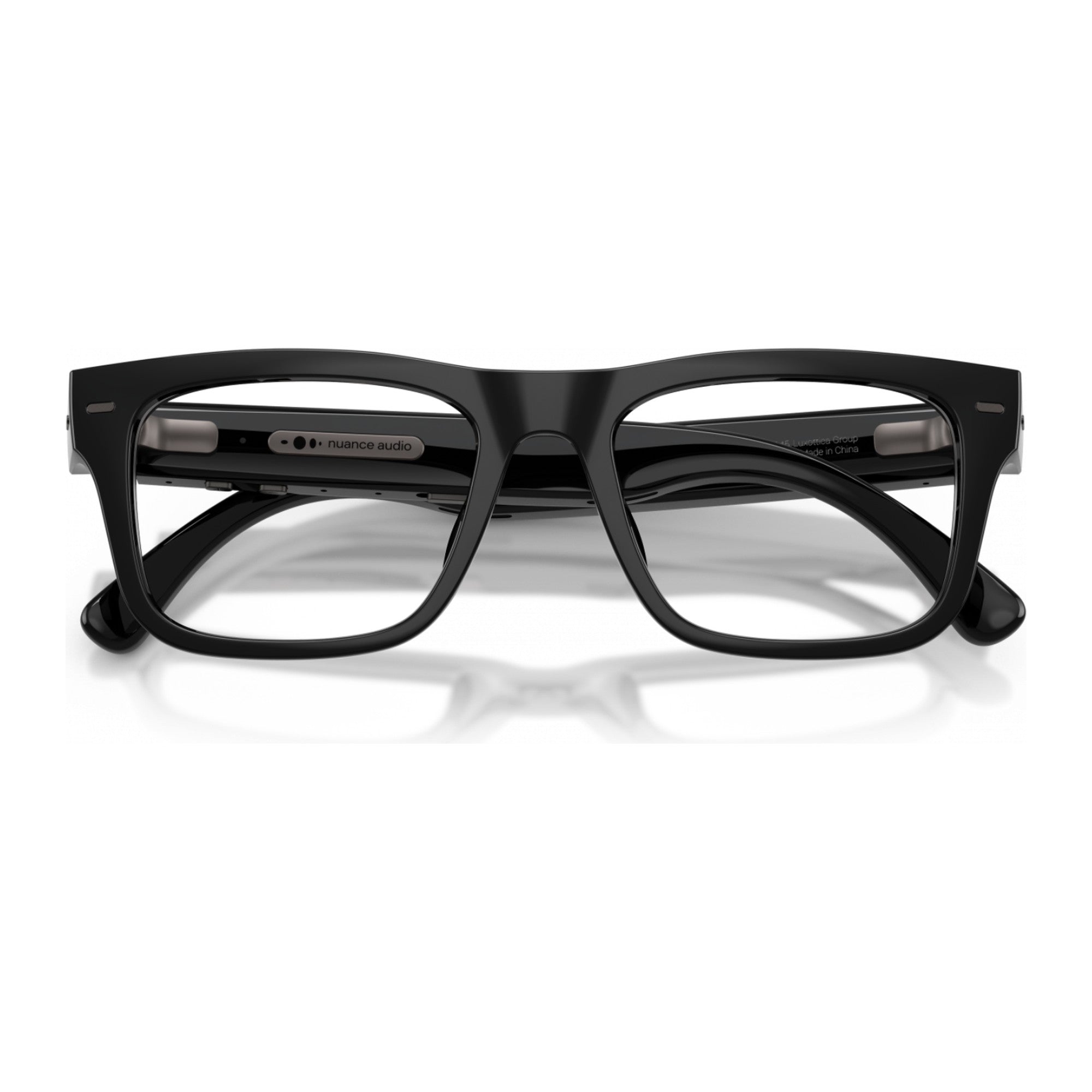 Nuance Audio Square hearing glasses in Black