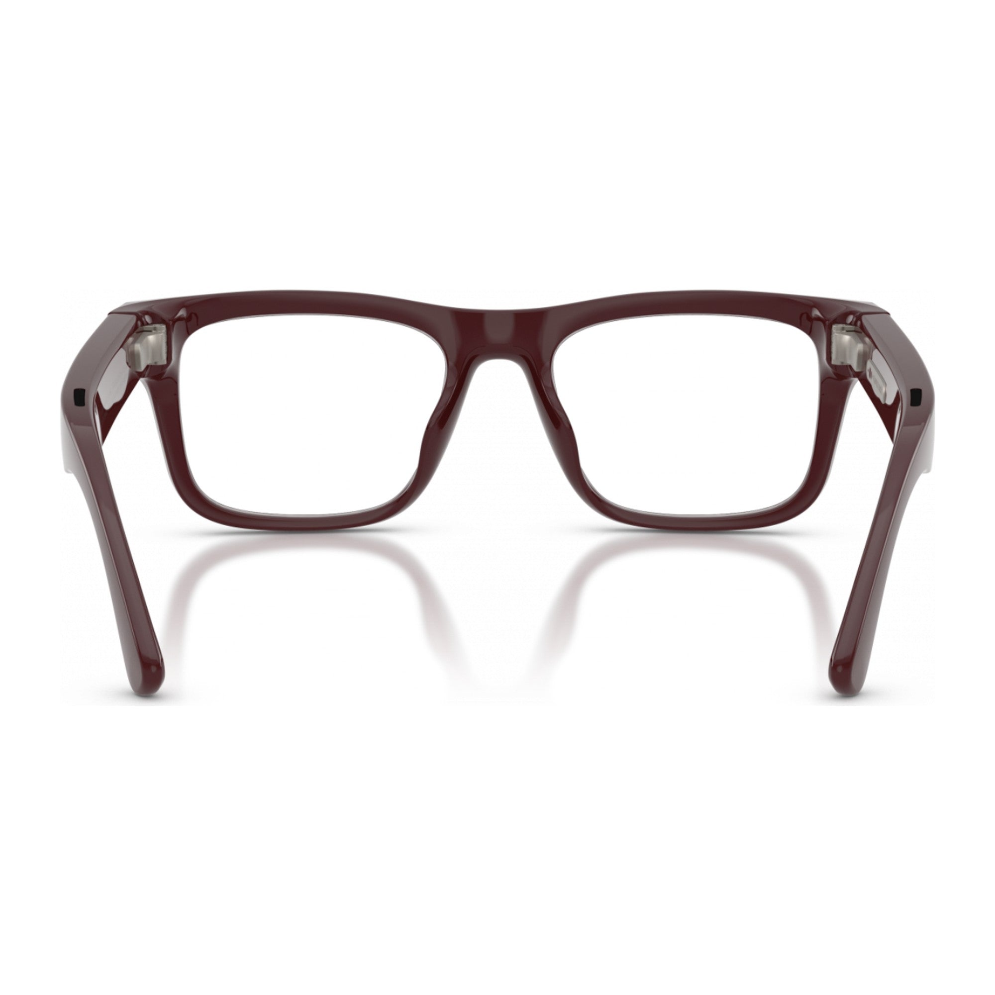 Nuance Audio Square hearing glasses in Burgundy