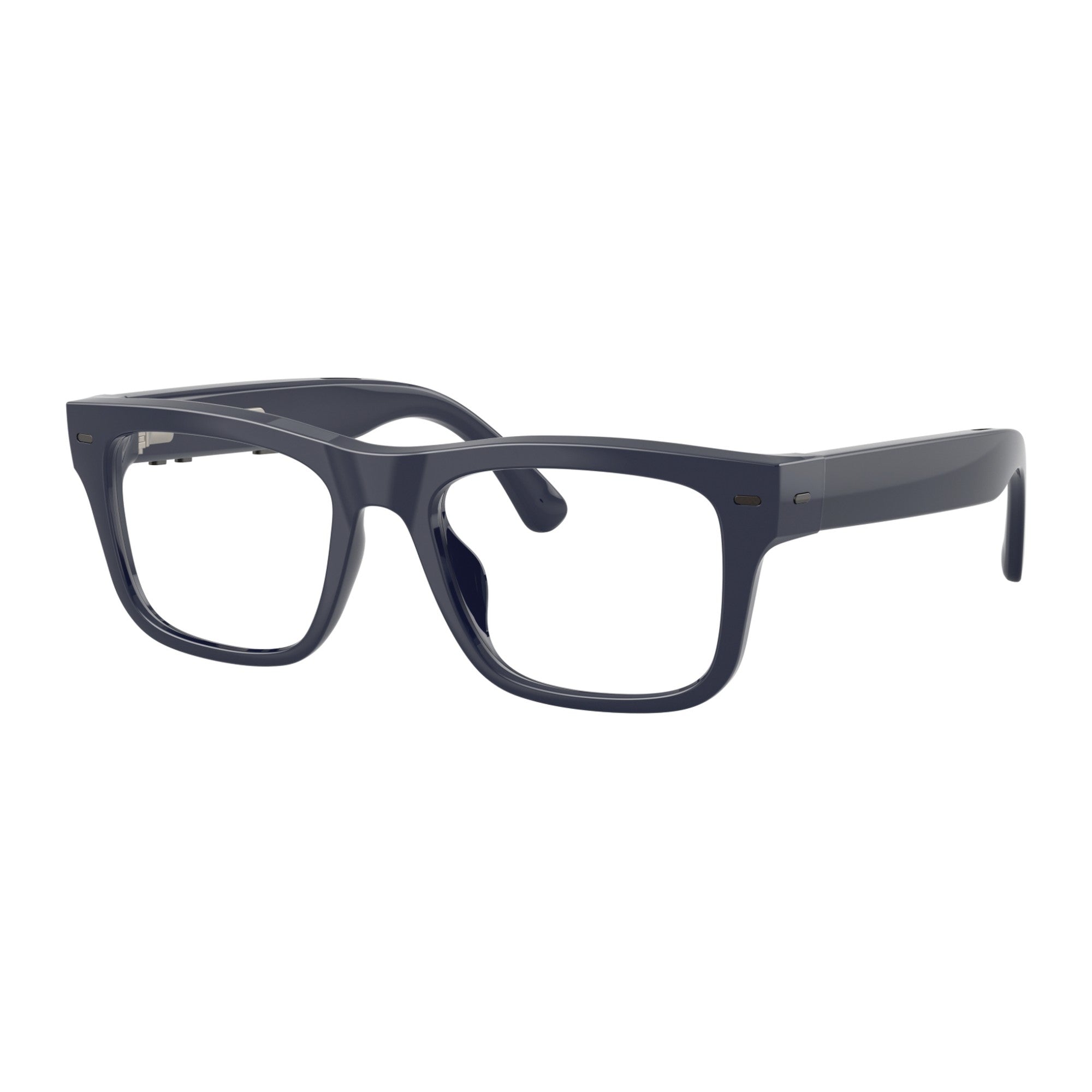 Nuance Audio Square hearing glasses in Deep Blue