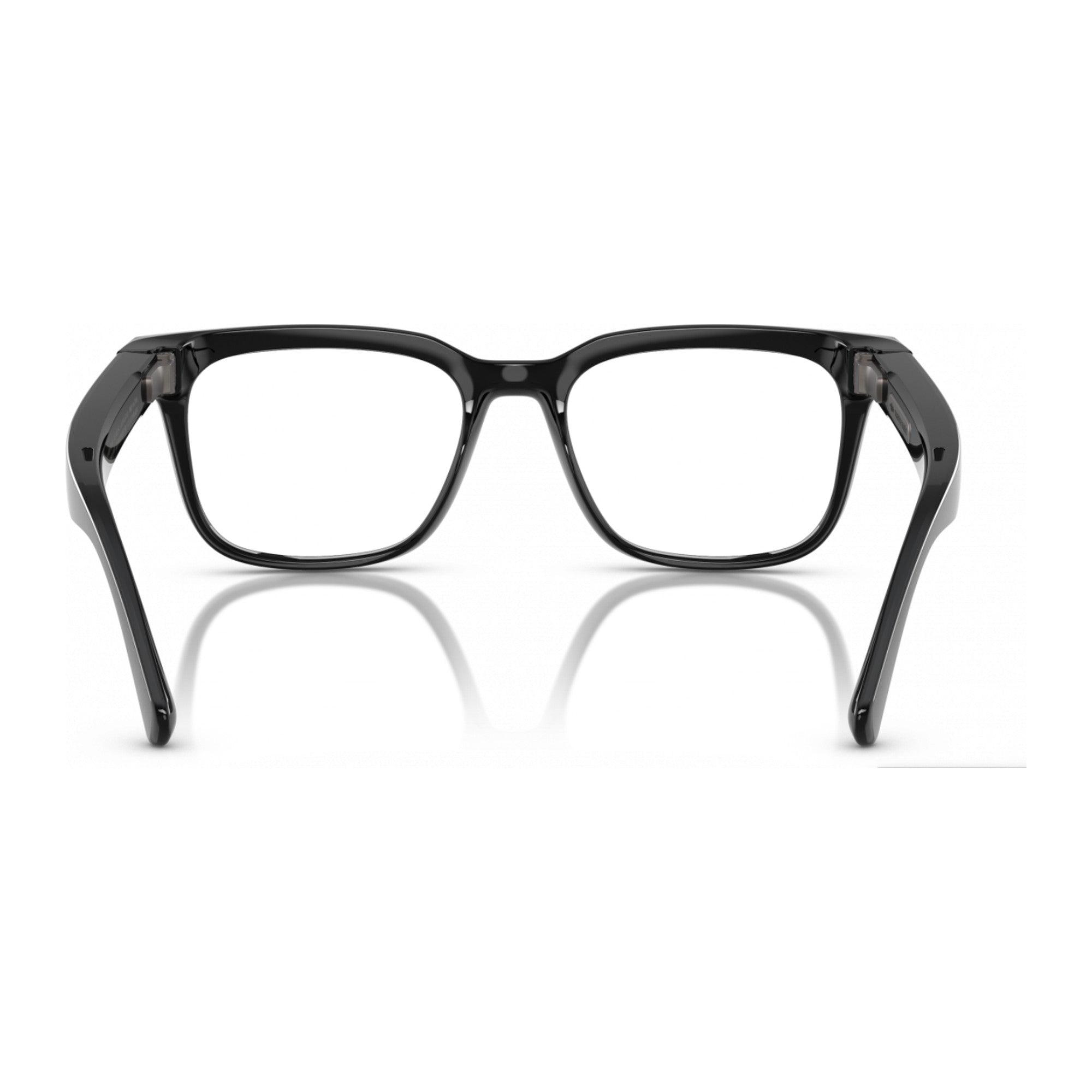 Nuance Audio Square hearing glasses in Shiny Black