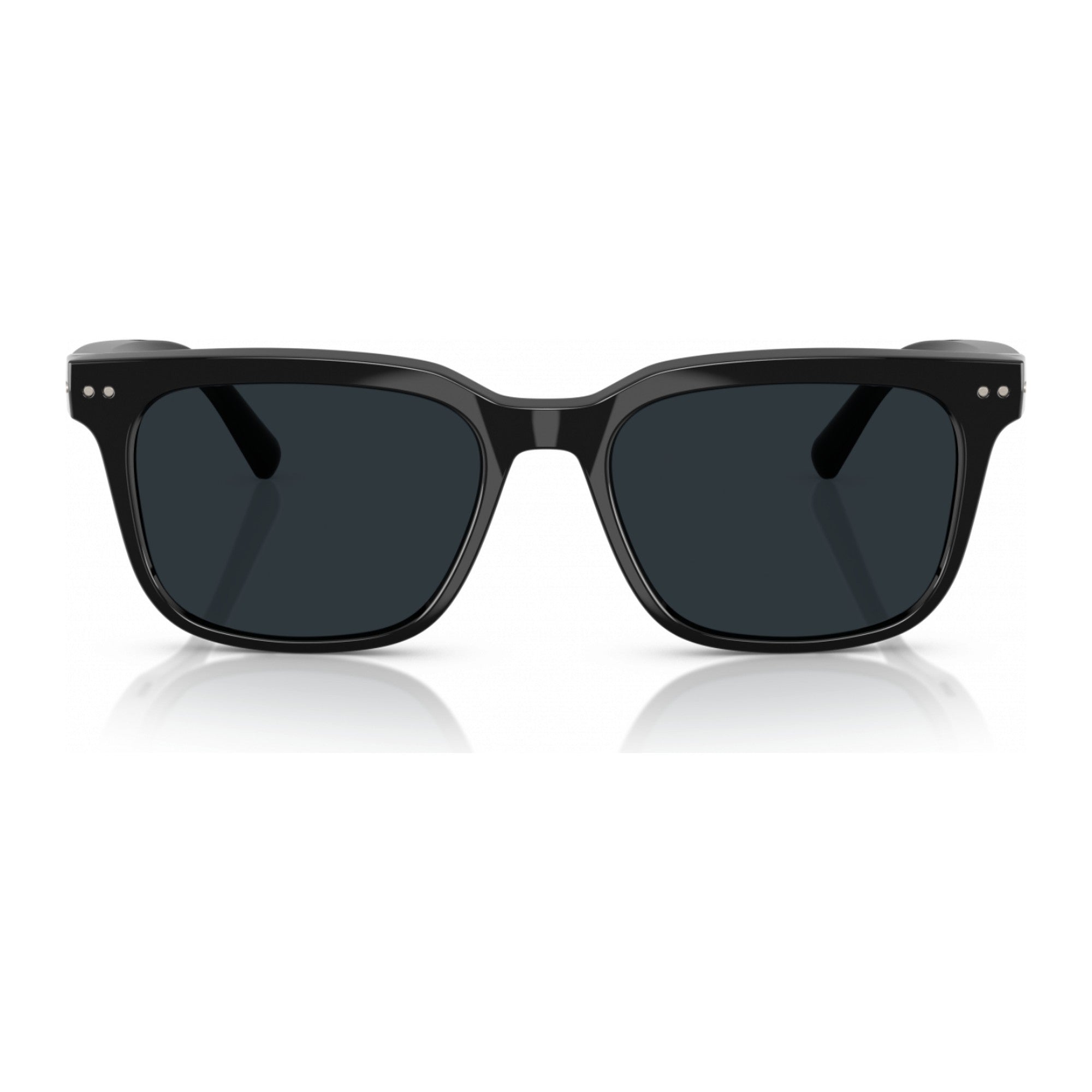 Nuance Audio Square hearing glasses in Shiny Black