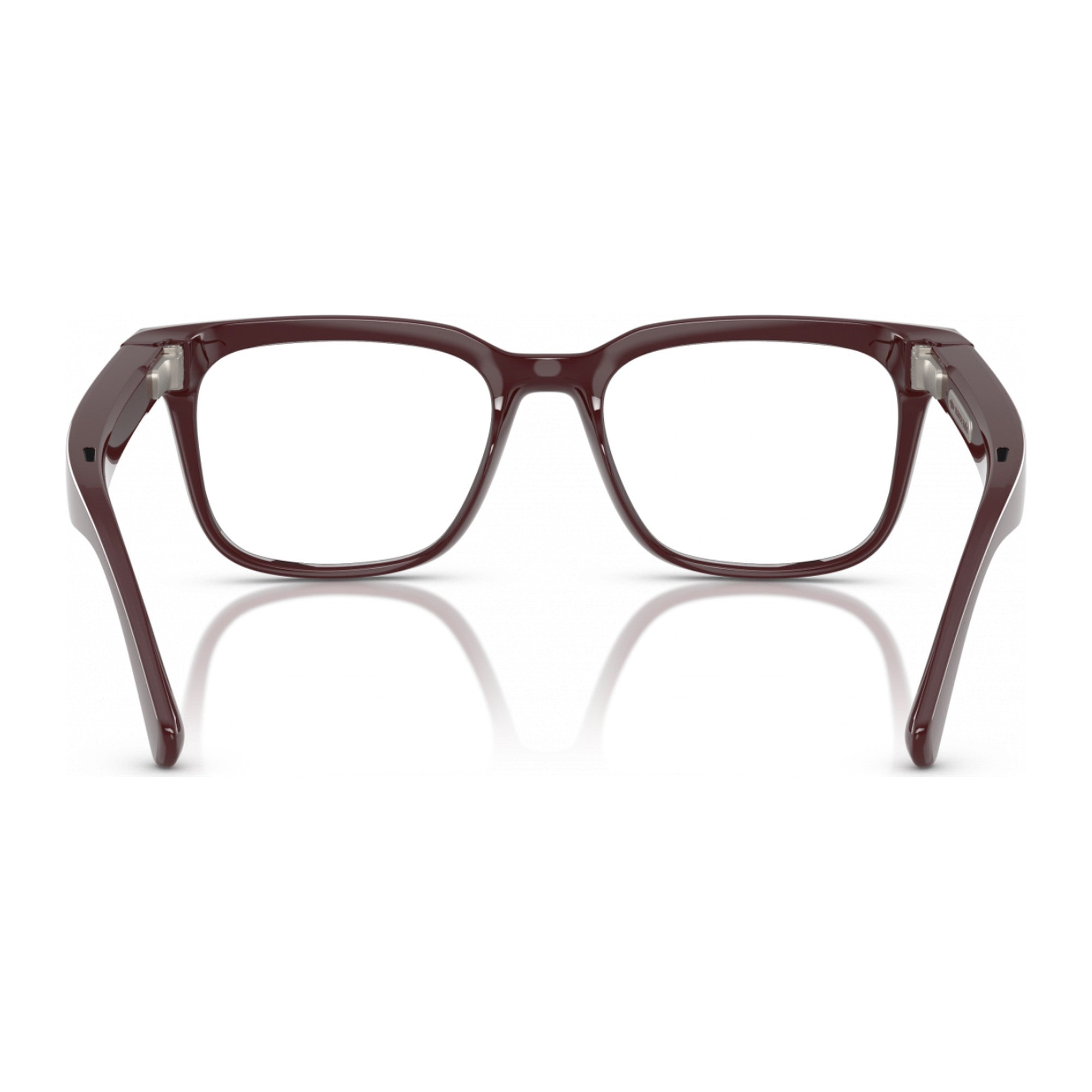 Nuance Audio Square hearing glasses in Shiny Burgundy