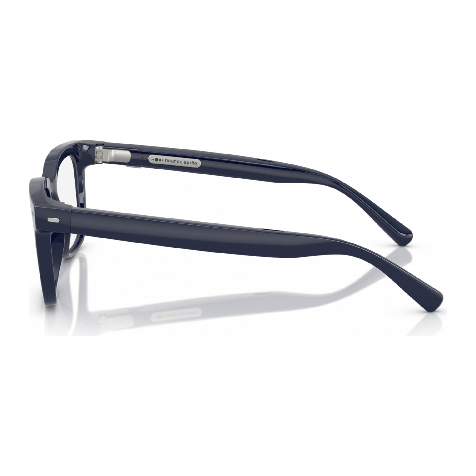 Nuance Audio Square hearing glasses in Shiny Deep Blue