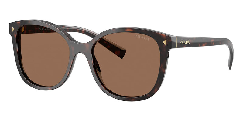 Prada PR 22ZSF 17N06B Havana Sunglasses - Angle